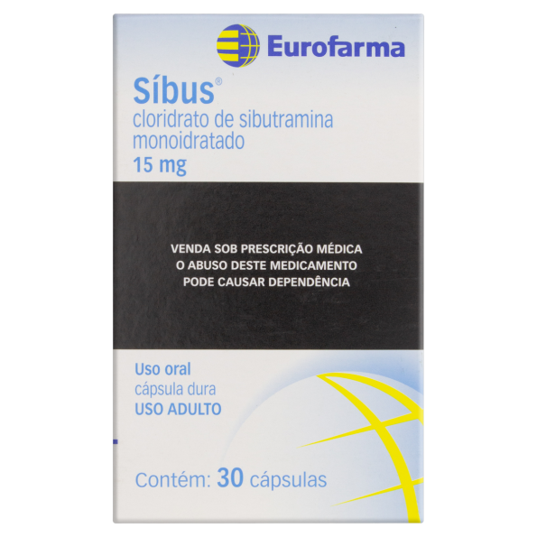 Sibus Sem Receita Sibus cloridrato de sibutramina monoidratado 15mg 30 cápsulas