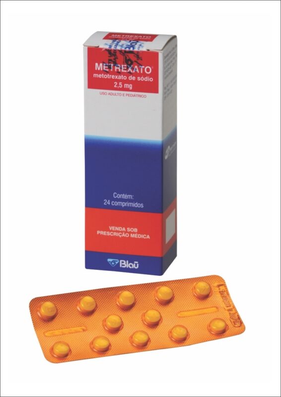 Metrexato Metotrexato Sódico 2,5mg 24 comprimidos